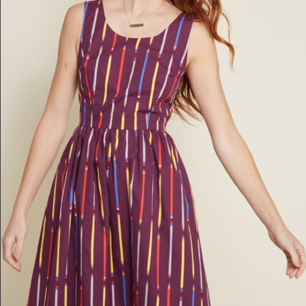 ModCloth Pencil dress in Burgundy